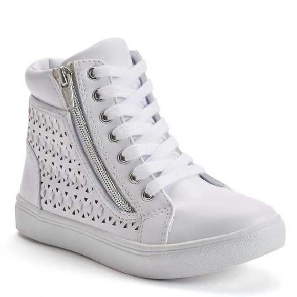 white high top shoes for babies